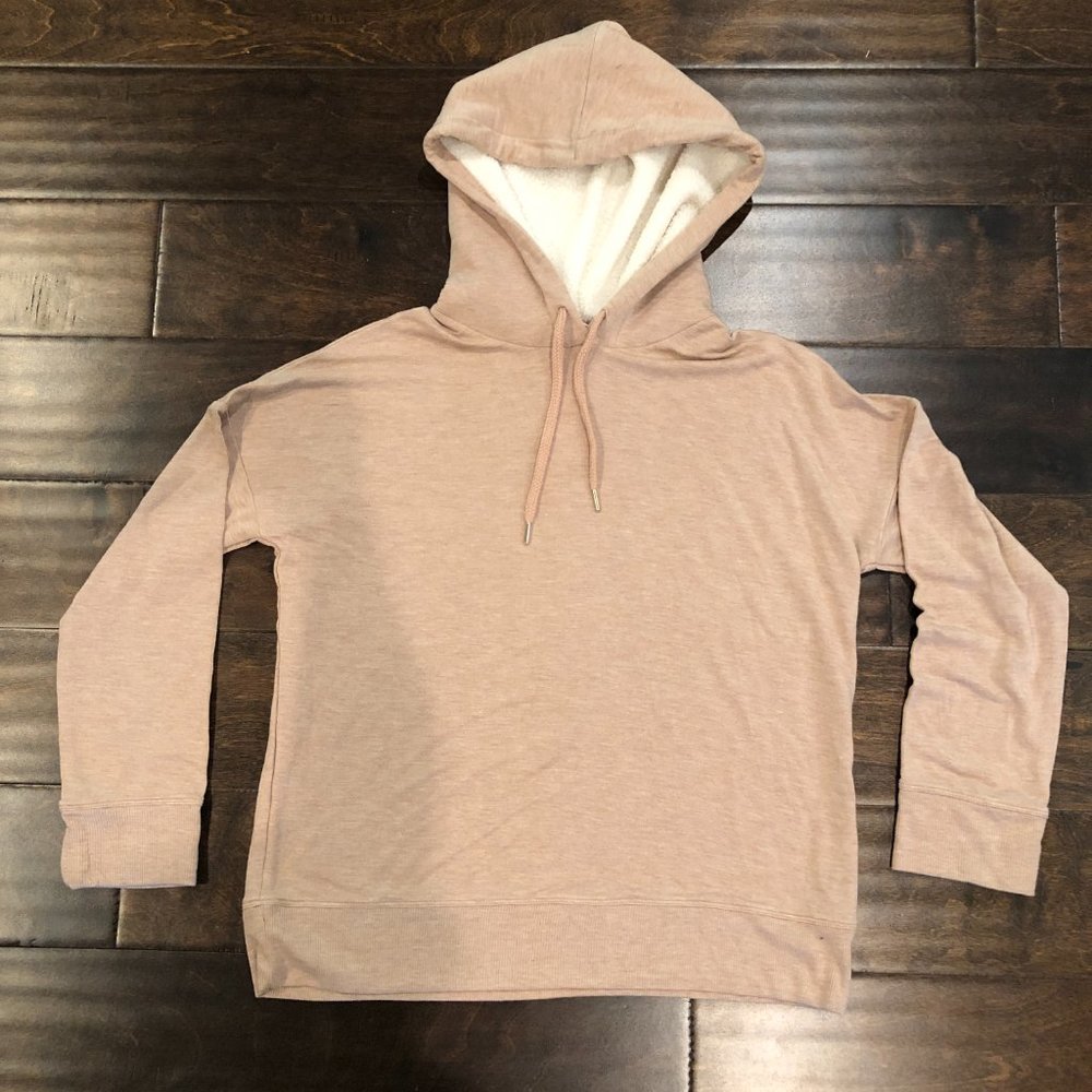 NEW Victoria's Secret Modal Terry Hoodie Beige Small - Picture 3 of 15